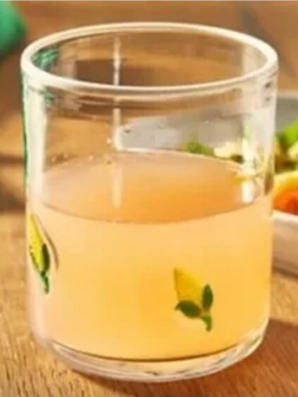 Anthropologie The Icon Juice Glass Tumbler with Yellow Corn Cup